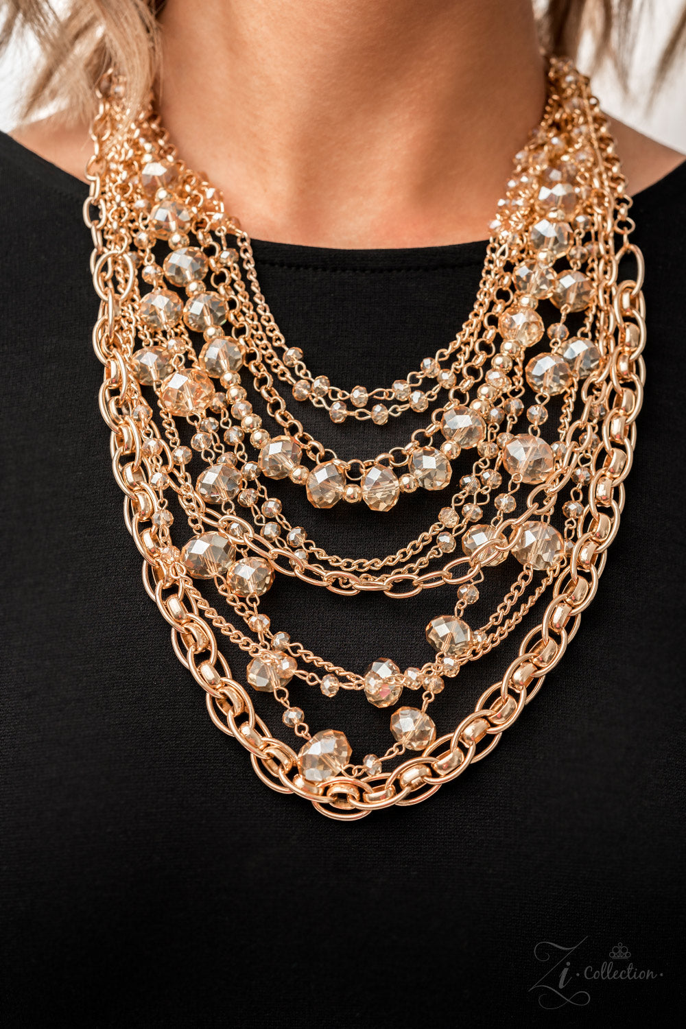 Paparazzi Accessories - Reminiscent - 2022 Zi Collection - Gold Necklace