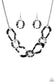 Paparazzi Accessories - Capital Contour - Black Necklace