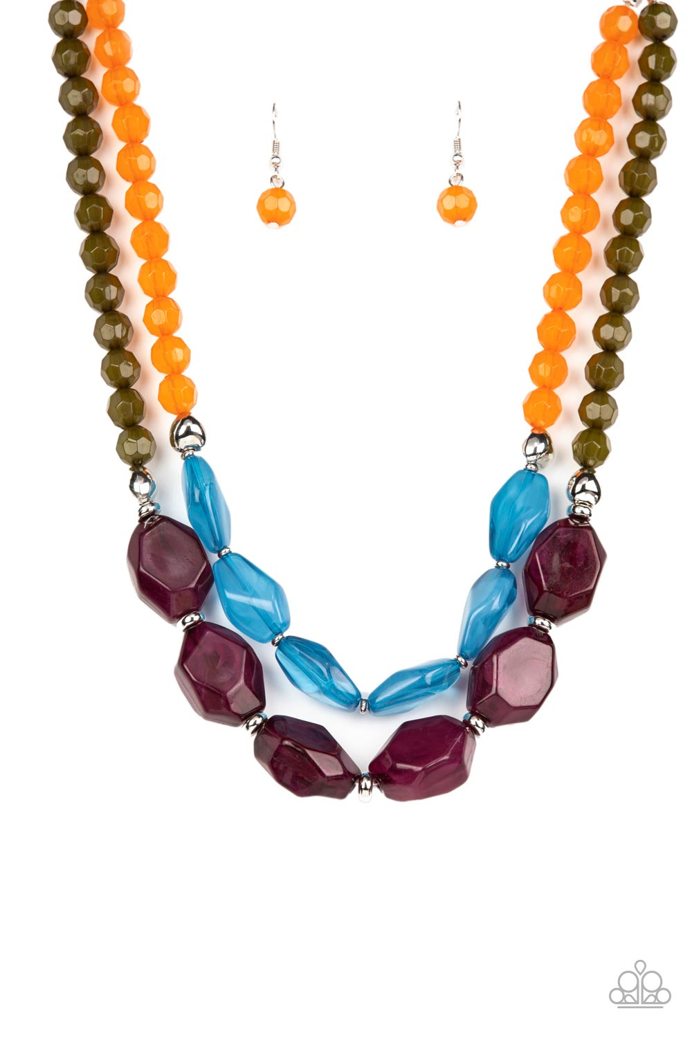 Paparazzi Accessories - Tropical Trove - Purple Necklace