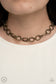 Paparazzi Accessories - 90s Nostalgia - Brass Necklace