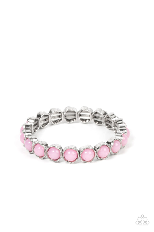 Paparazzi Accessories - Lets be Buds - Pink Bracelet