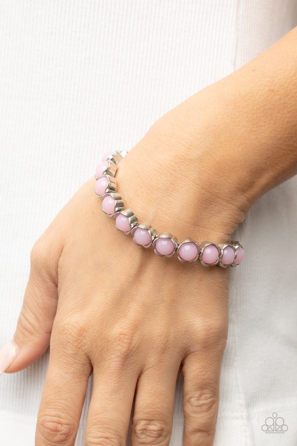 Paparazzi Accessories - Lets be Buds - Pink Bracelet