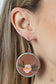 Paparazzi Accessories - Prairie Patchwork - Pink Earrings