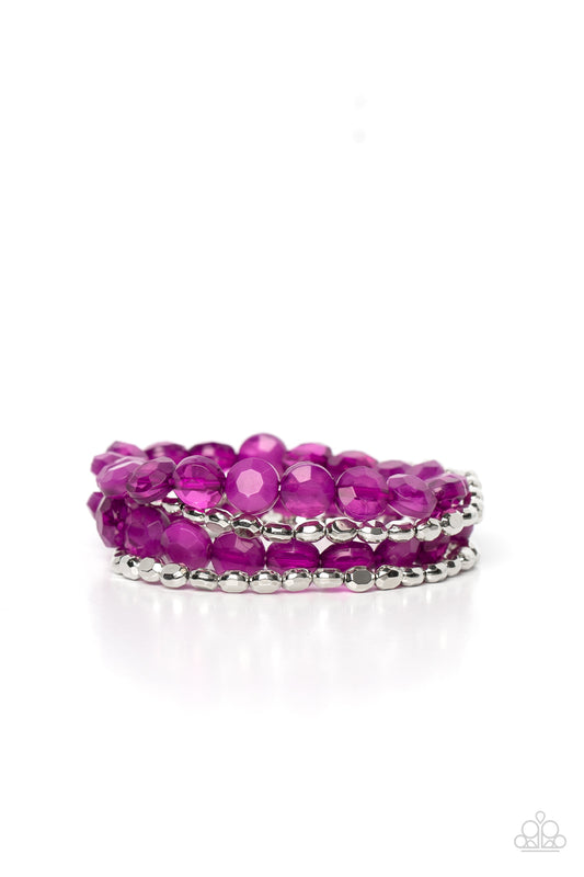 Paparazzi Accessories - Seaside Siesta - Purple Bracelet