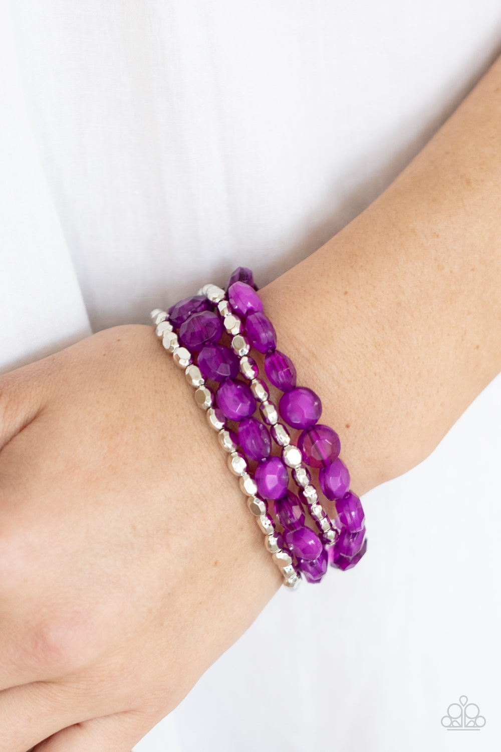 Paparazzi Accessories - Seaside Siesta - Purple Bracelet