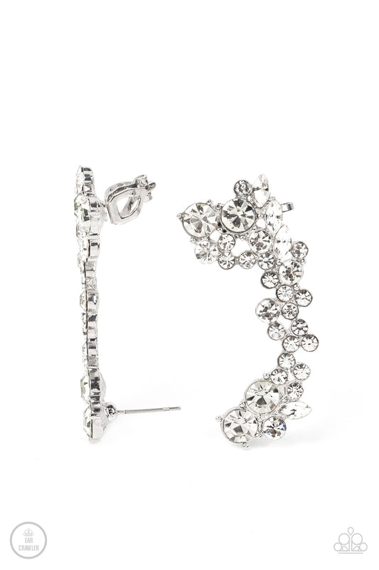 Paparazzi Accessories - Astronomical Allure - White Earrings